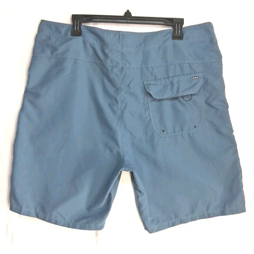 Hurley Board Shorts Men's 38 Blue Surfing Beach Shorts Resortwear Skater